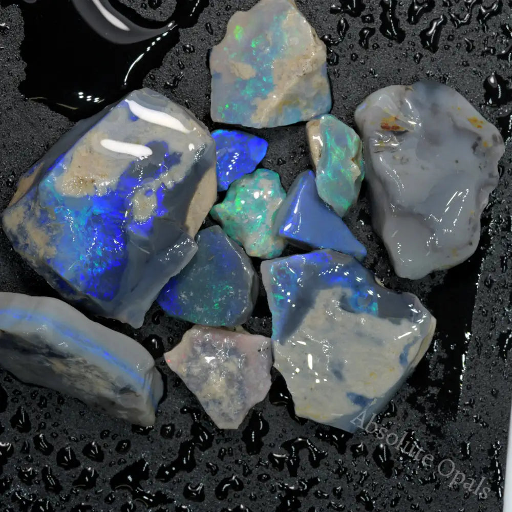 rough Black opal