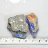 118.4 cts Australian Rough Opal Lightning Ridge  x 2 pcs