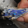 119.20 Cts Australian Lightning Ridge Black Opal Rough For Carving