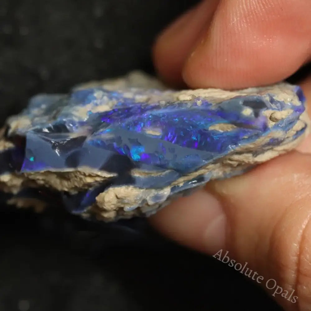 Australian Lightning Ridge, Black Opal Rough for Carving