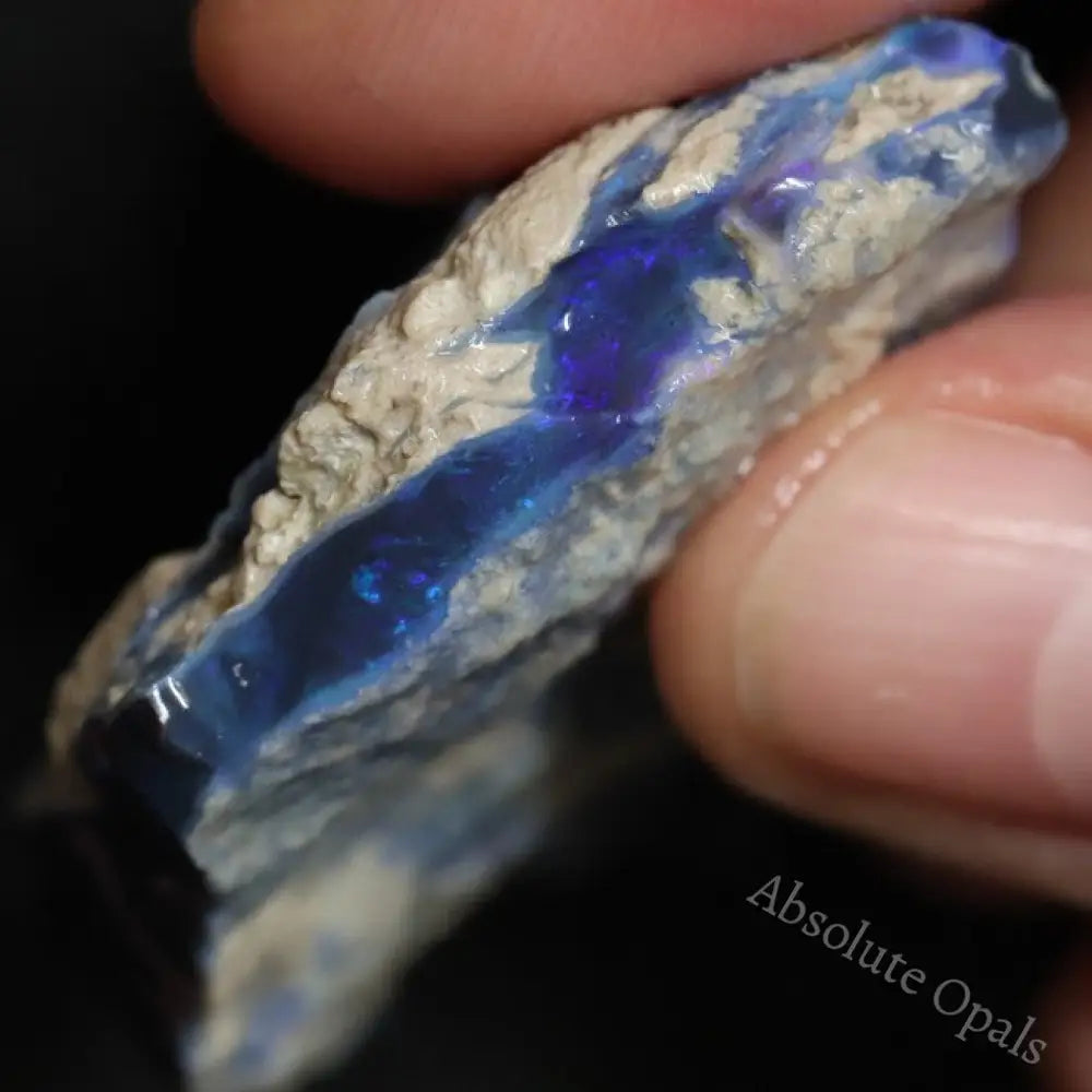 119.20 Cts Australian Lightning Ridge Black Opal Rough For Carving