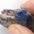 119 Cts Australian Rough Black Opal Specimen Lightning Ridge With Blue Bar