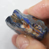 119 Cts Australian Rough Black Opal Specimen Lightning Ridge With Blue Bar