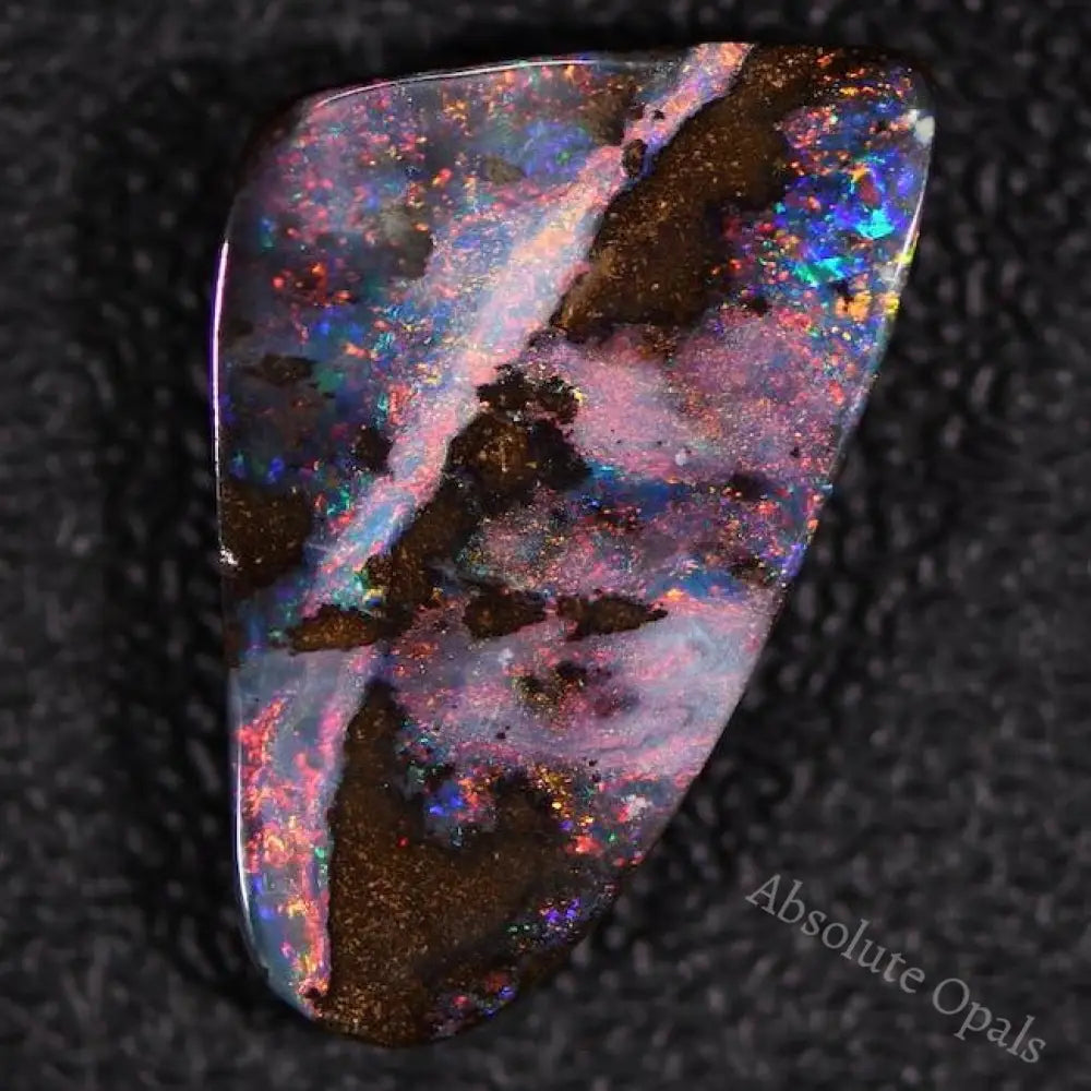 12.0 Cts Australian Boulder Opal Cut Loose Stone