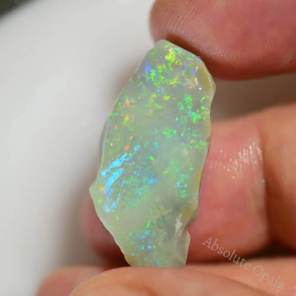 12.1 Cts Australian Opal Lightning Ridge Solid Rough Rub