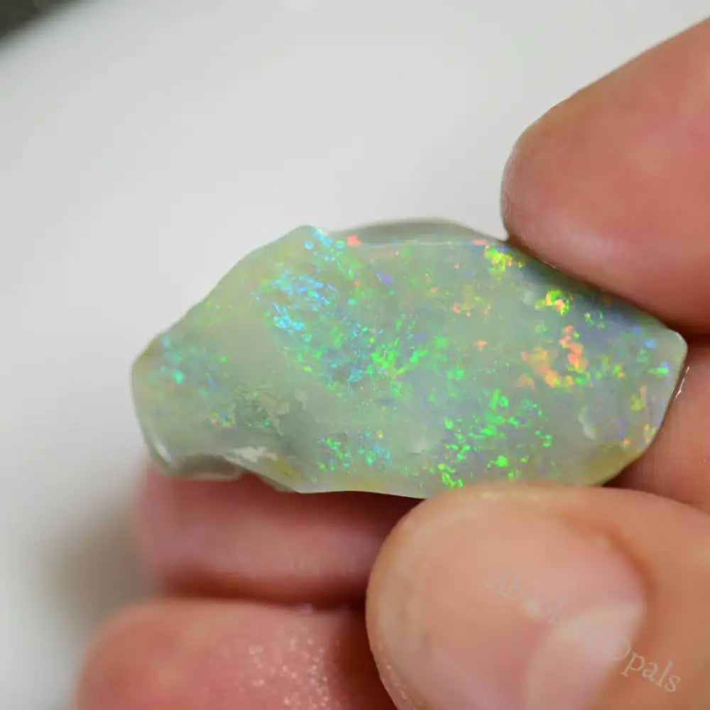 12.1 Cts Australian Opal Lightning Ridge Solid Rough Rub