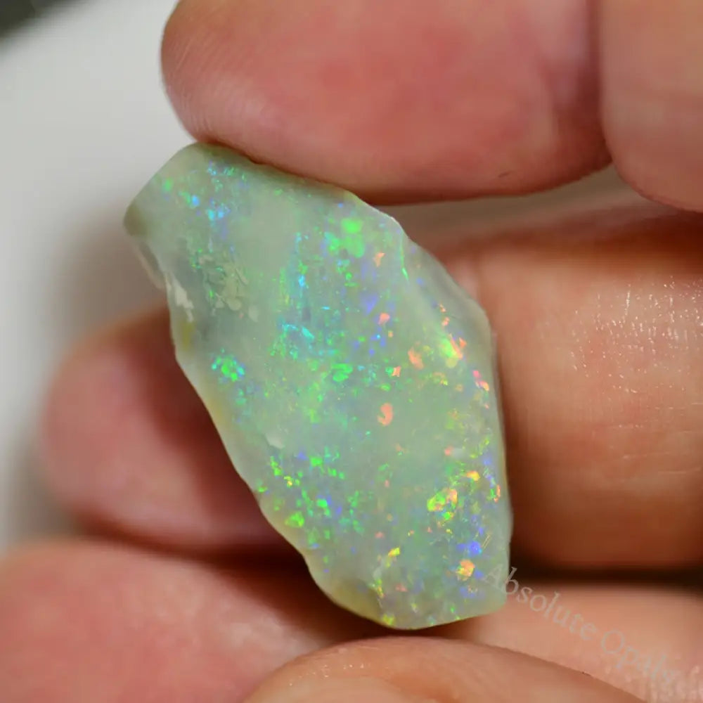 12.1 Cts Australian Opal Lightning Ridge Solid Rough Rub