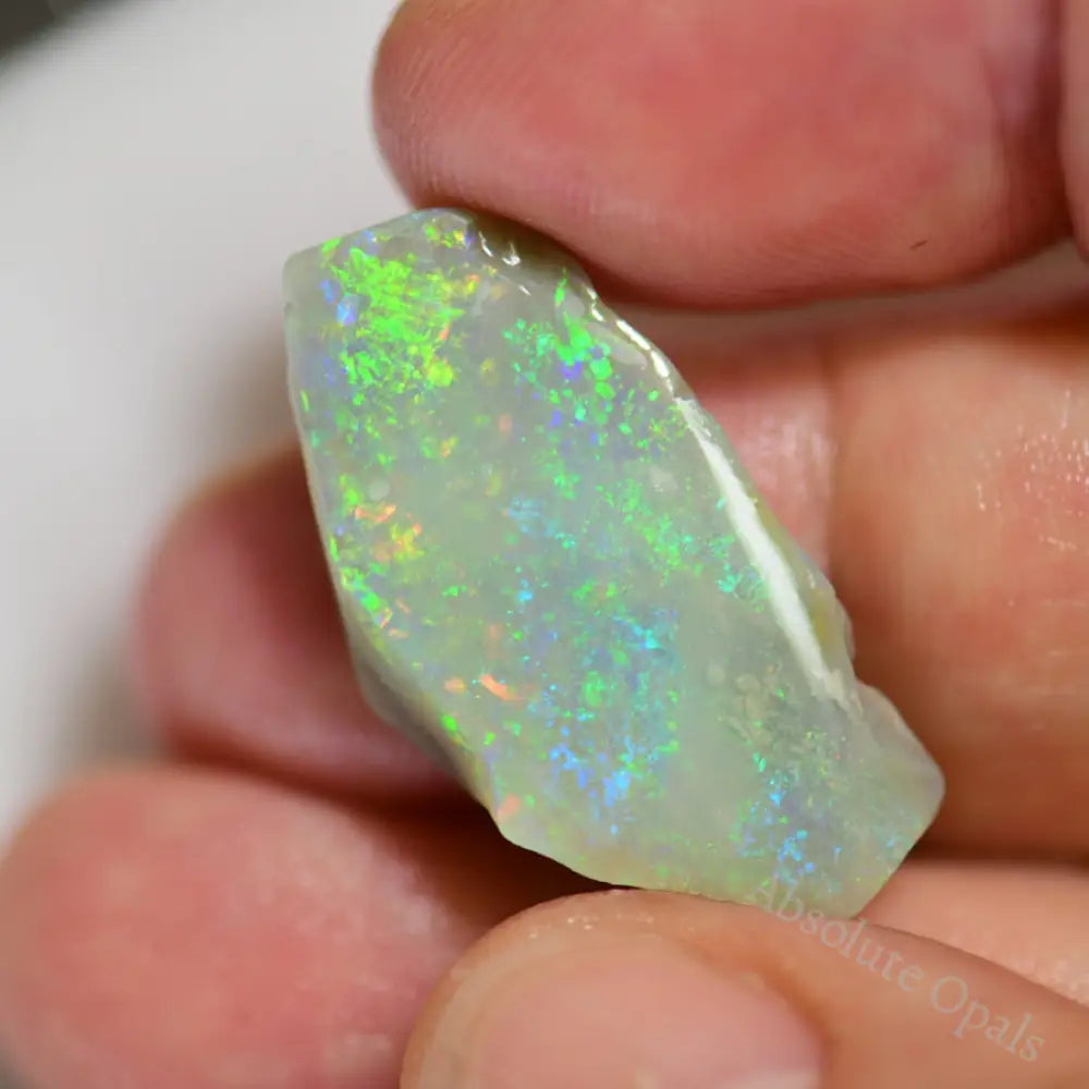 12.1 Cts Australian Opal Lightning Ridge Solid Rough Rub