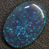 12.21 Cts Australian Black Opal Lightning Ridge Solid Gem Stone Cabochon