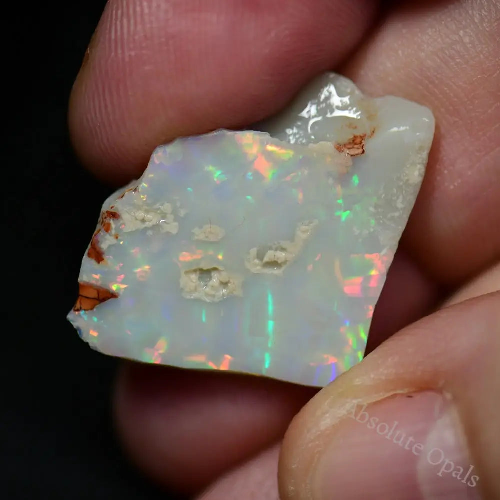 12.3 Cts Australian Rough Opal Lightning Ridge Rub Single