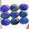 12.39 Cts Australian Opal Doublet Stone Cabochon 9Pcs 8X6