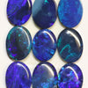 Australian Opal, Doublet Stone, Cabochon, Green Blue