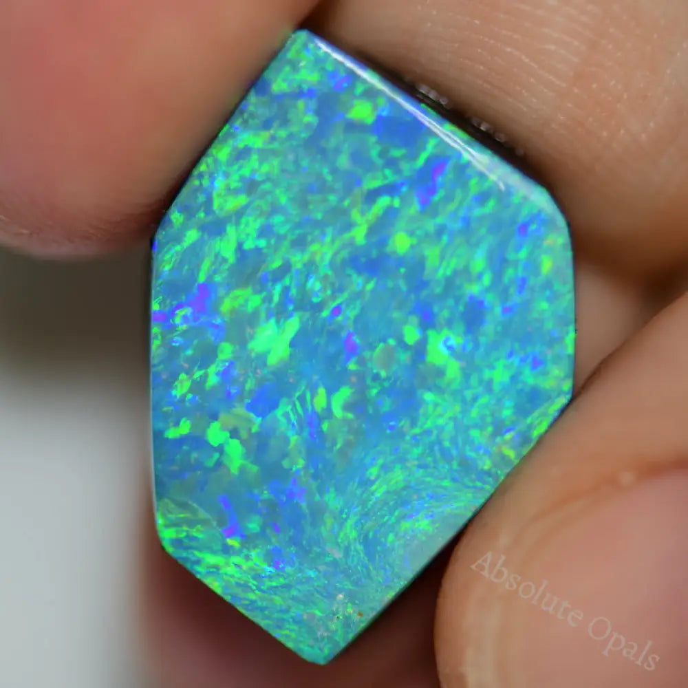 12.6 Cts Australian Opal Doublet Rough Rub Lightning Ridge