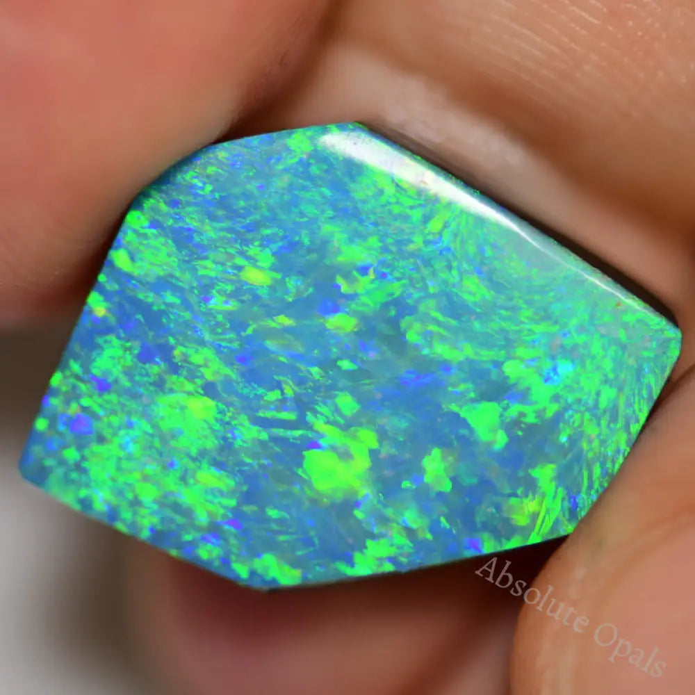 12.6 Cts Australian Opal Doublet Rough Rub Lightning Ridge