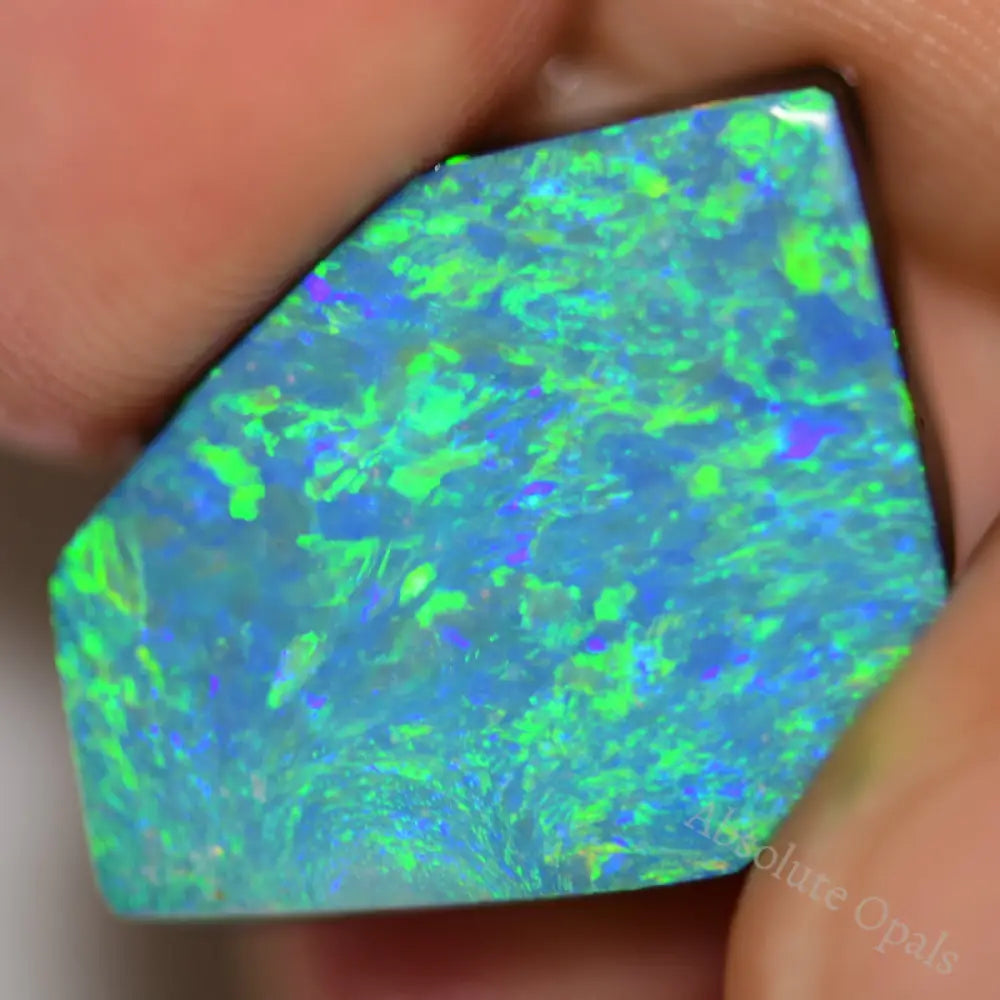 12.6 Cts Australian Opal Doublet Rough Rub Lightning Ridge