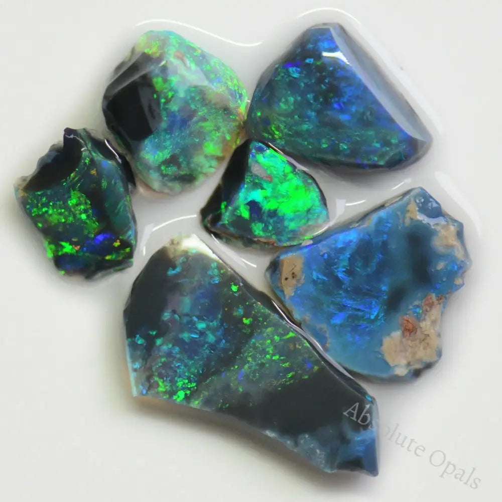 Australian Rough Opal Parcel, Rubs, Lightning Ridge