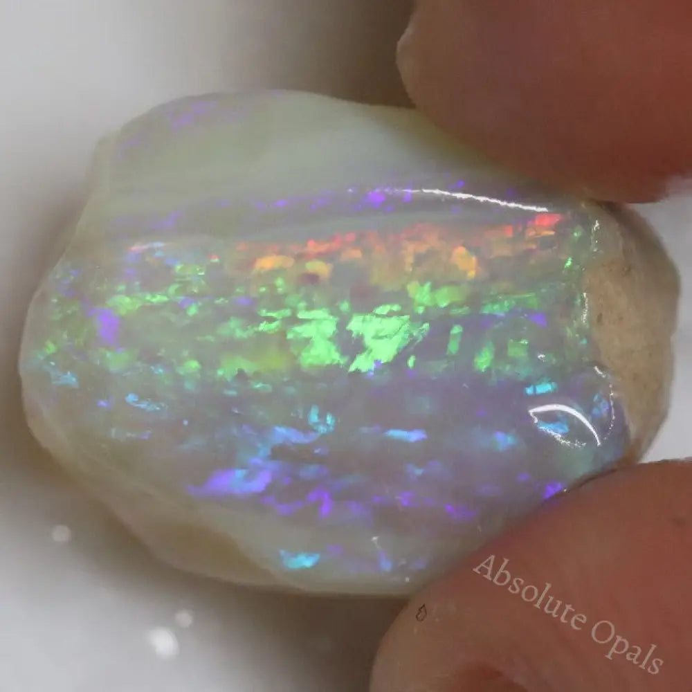 12.6 Cts Australian Semi-Black Opal Rough Lightning Ridge