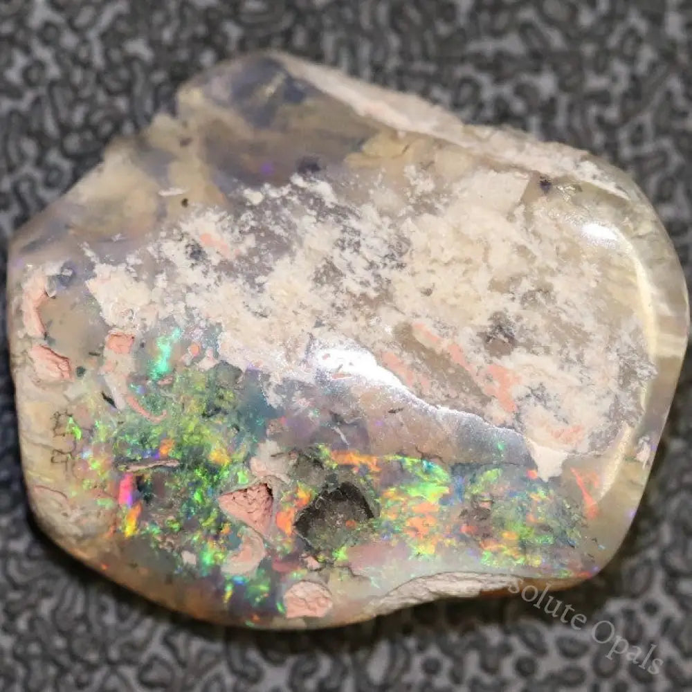 12.7 Cts Australian Opal Rough Lightning Ridge Wood Fossil Polished Specimen