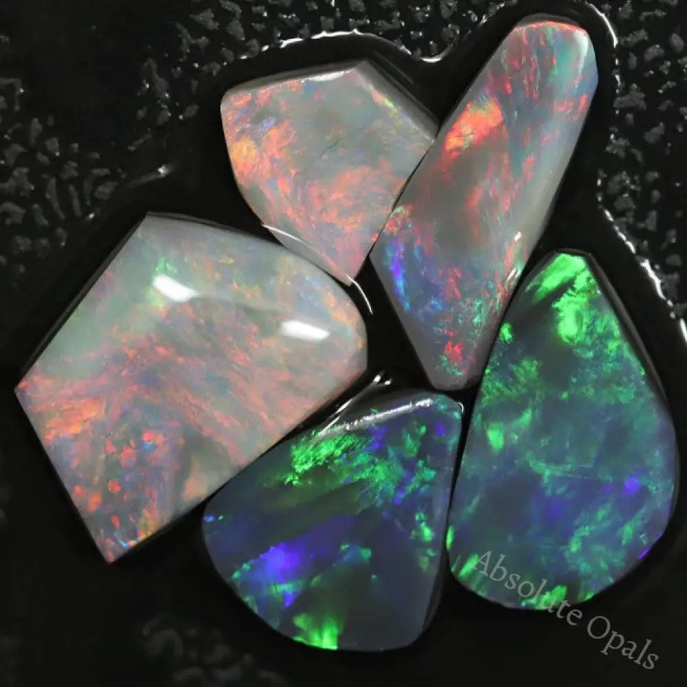 12.85 Cts Black Opal Rough Parcel Rubs Lightning Ridge