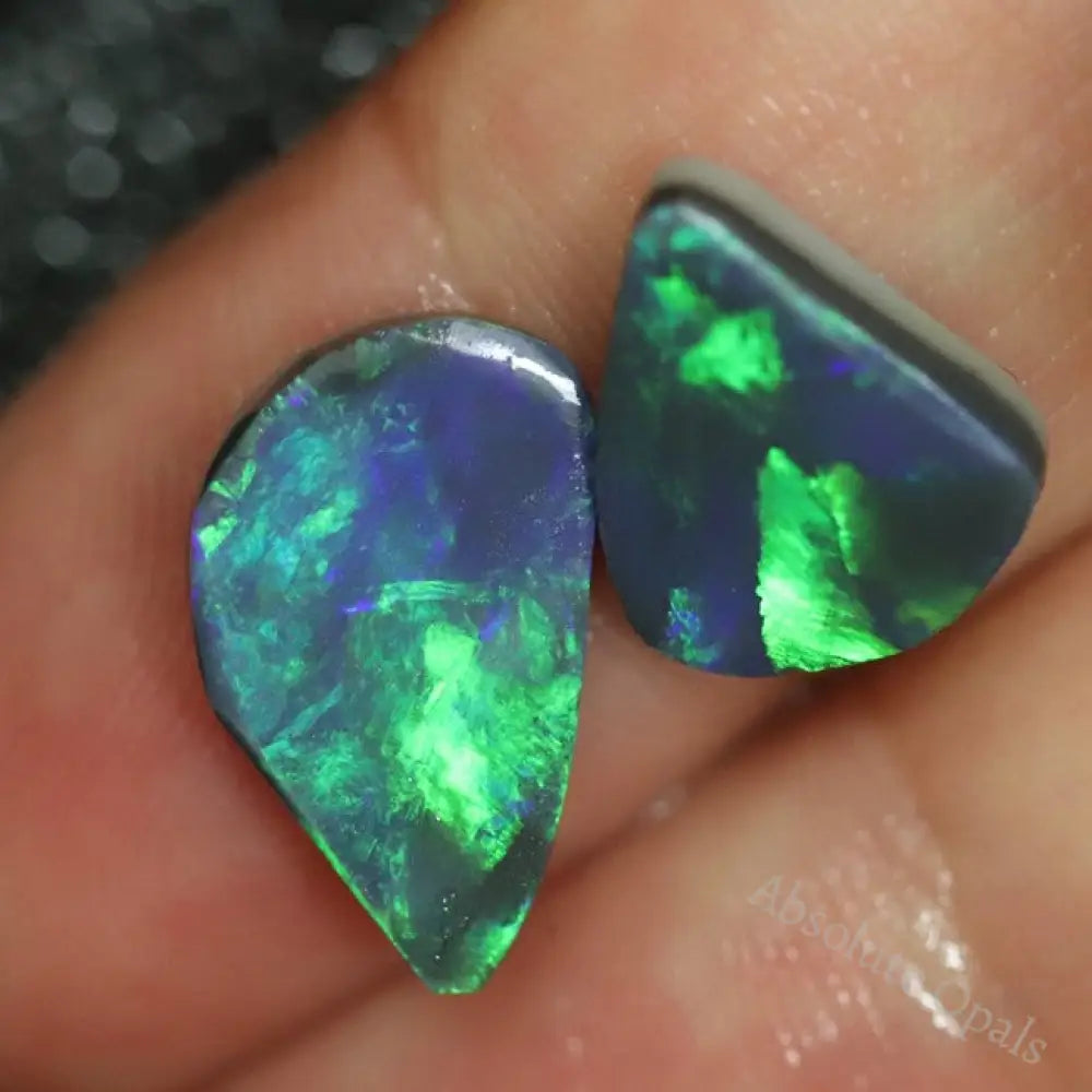 12.85 Cts Black Opal Rough Parcel Rubs Lightning Ridge