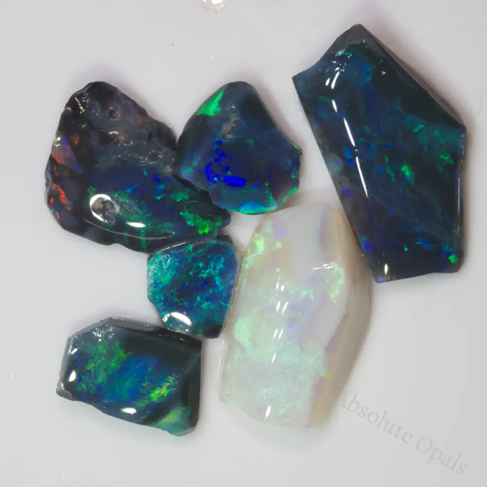 Australian Rough Opal Rubs Parcel, Lightning Ridge, CMR