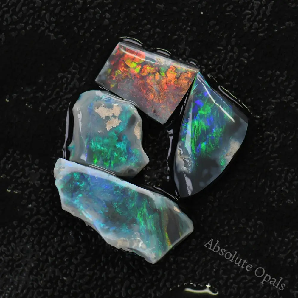 Parcel Cut Opal From Lightning Ridge, Black Opal outlet Country - Blc01295