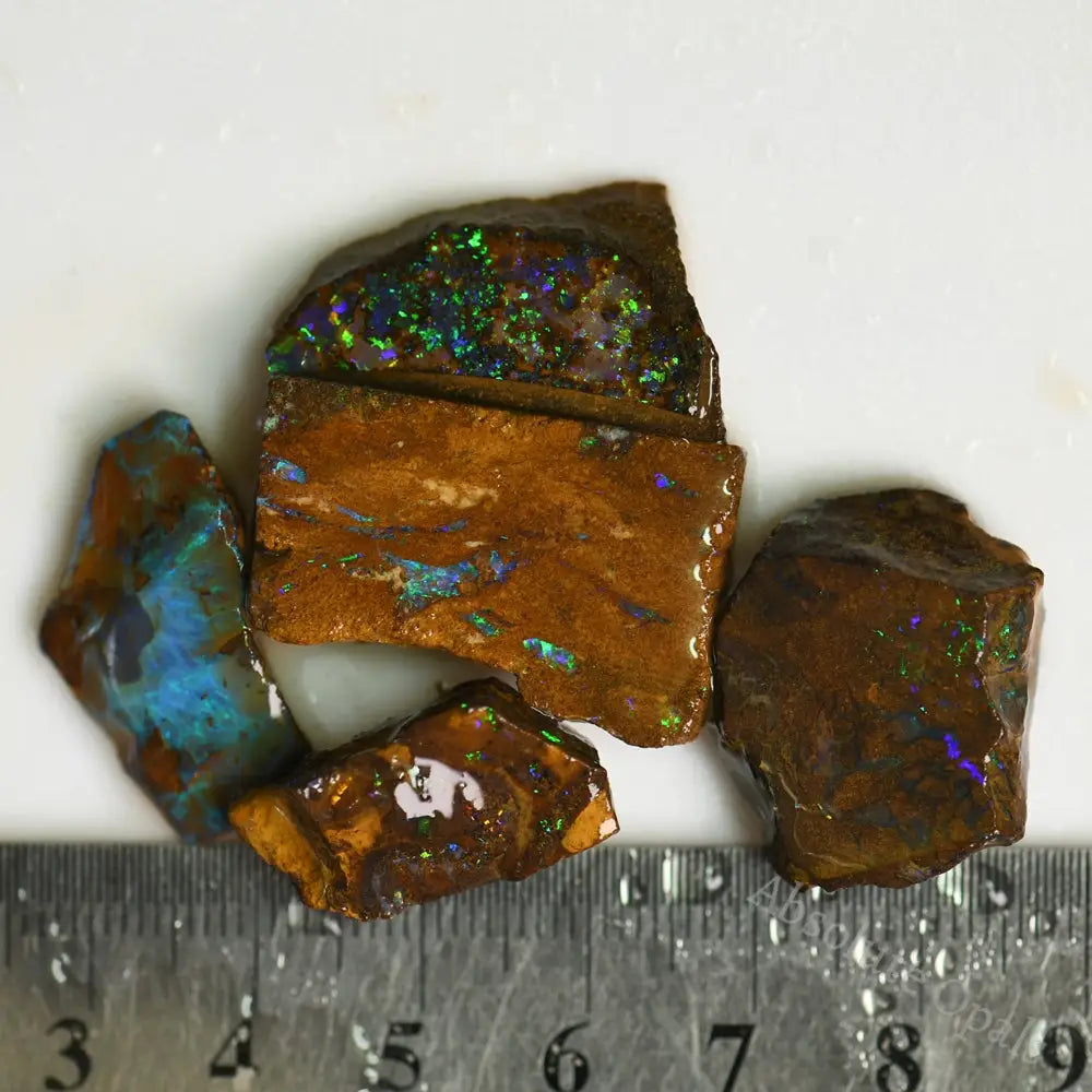 120 Cts Australian Boulder Opal Rough Parcel