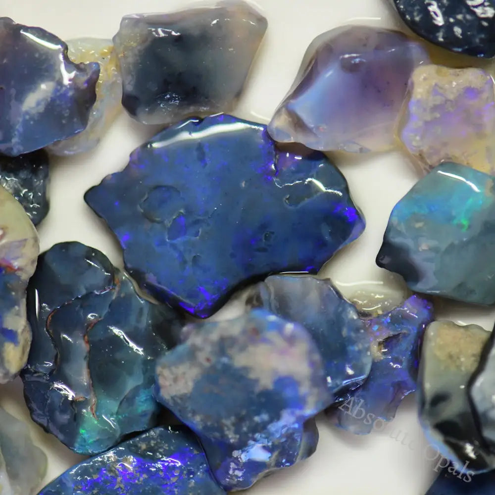 black rough opal