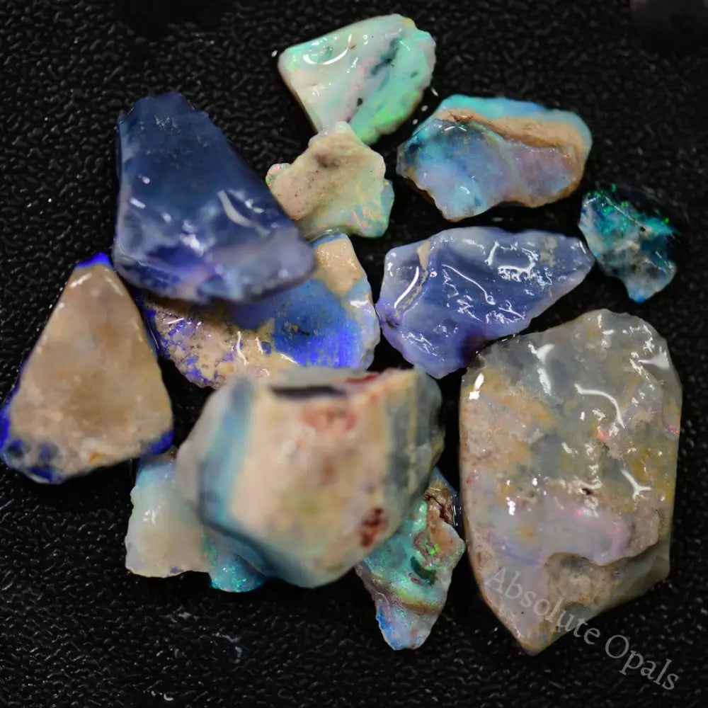 120 Cts Australian Rough Opal Parcel Lightning Ridge Beginners