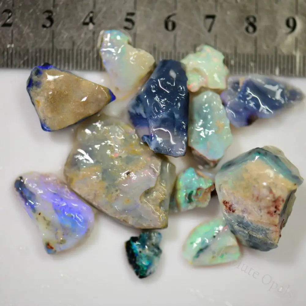 120 Cts Australian Rough Opal Parcel Lightning Ridge Beginners