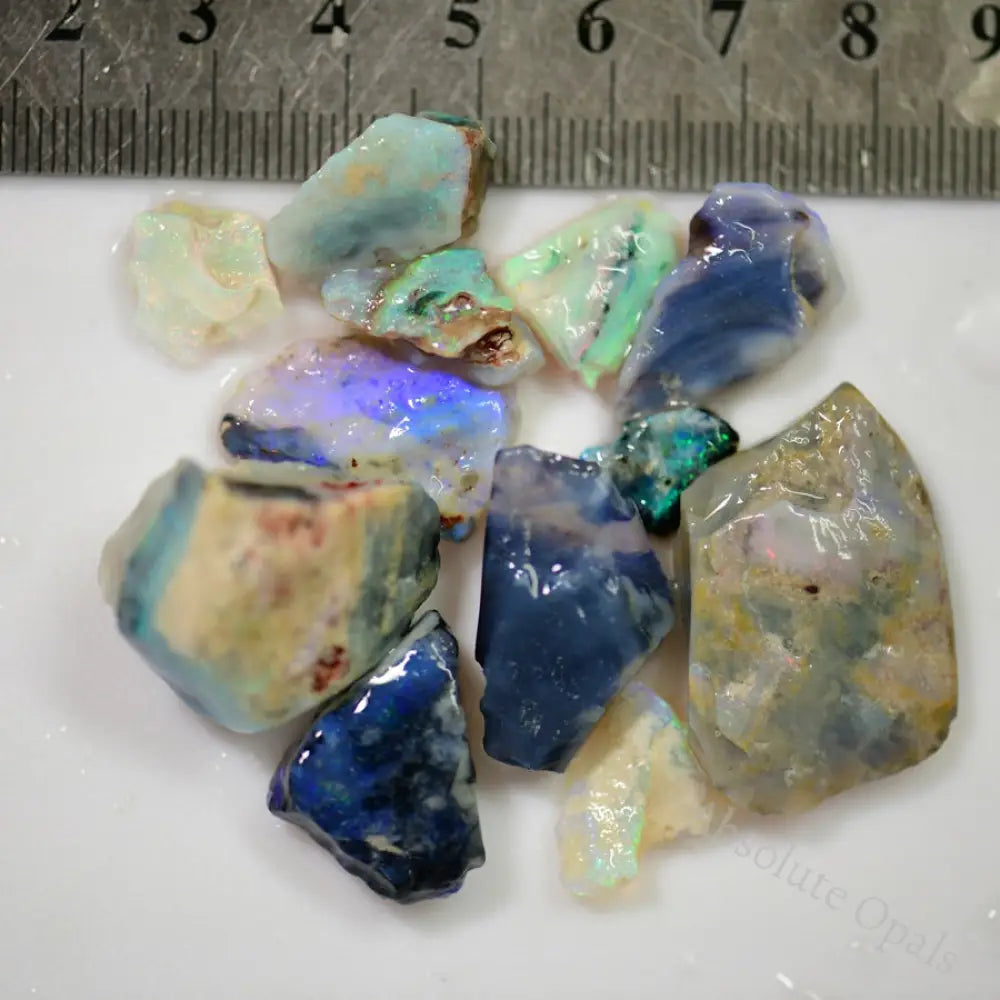 120 Cts Australian Rough Opal Parcel Lightning Ridge Beginners