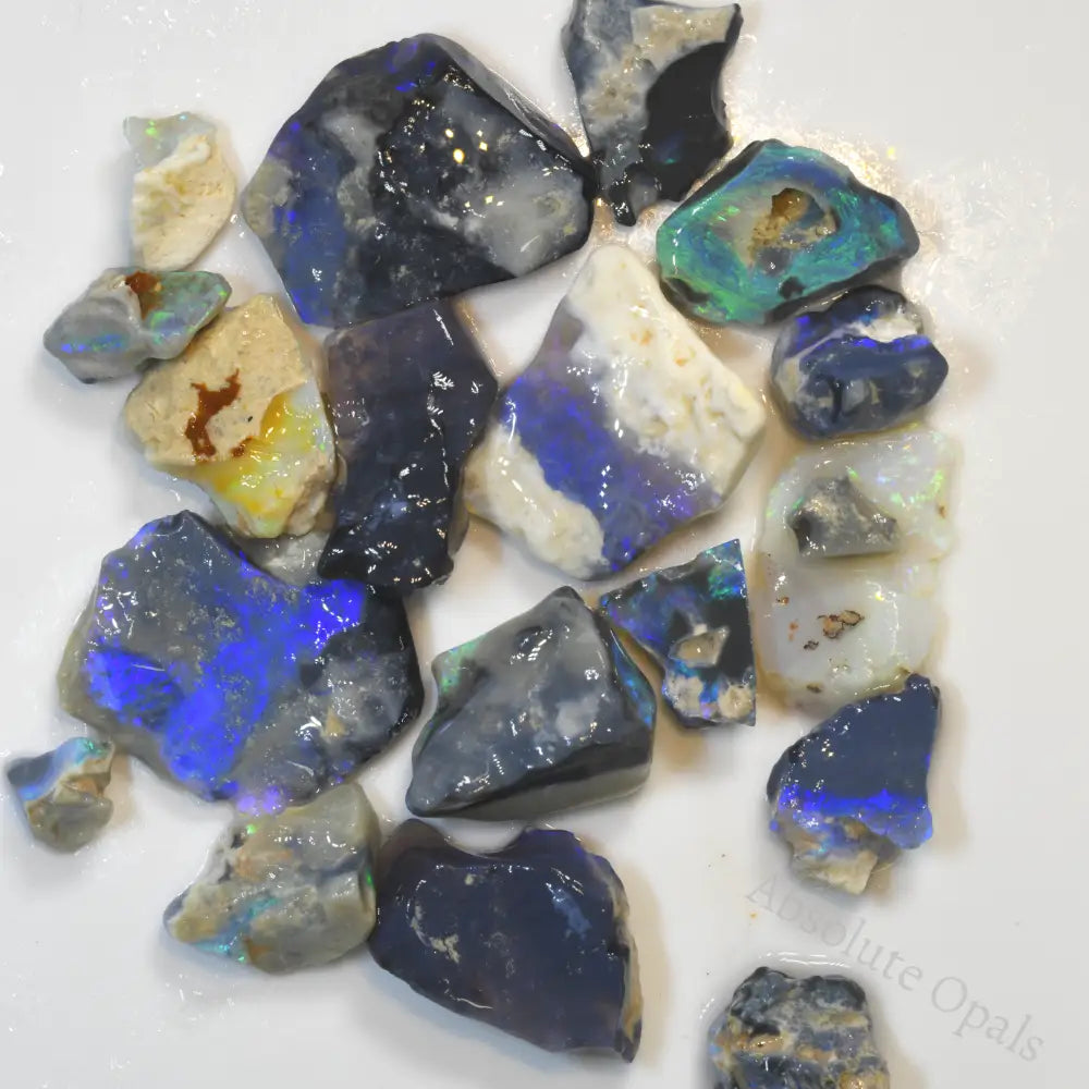 Rough opal parcel