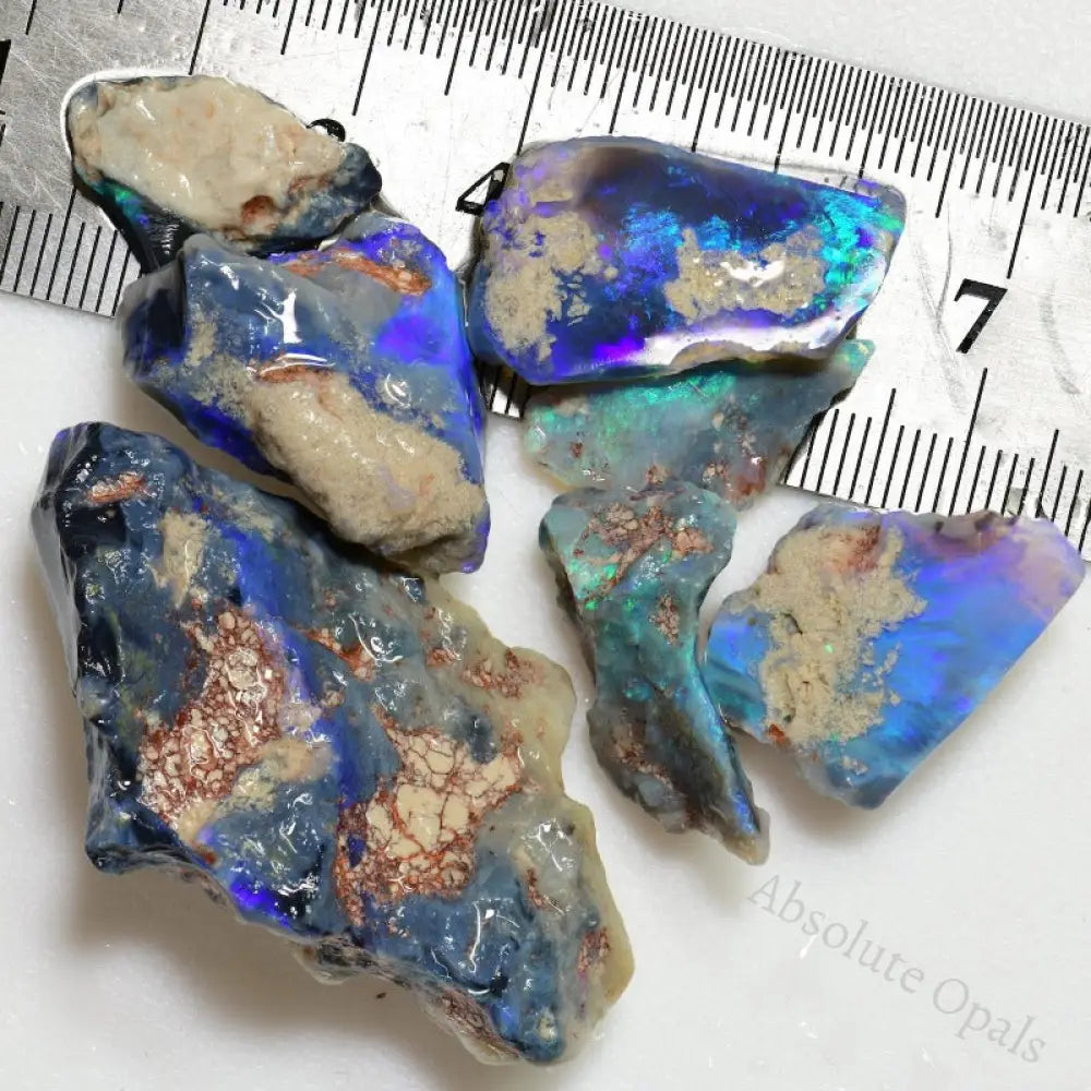 128.0 Cts Australian Rough Opal Parcel Lightning Ridge Cmr