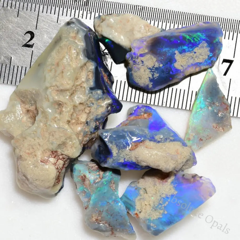 128.0 Cts Australian Rough Opal Parcel Lightning Ridge Cmr