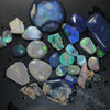 black rough opal