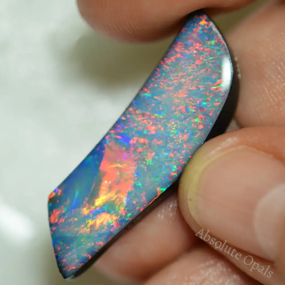 13.0 Cts Australian Opal Doublet Rough Rub Lightning Ridge- Unpolished