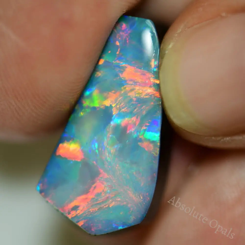 13.0 Cts Australian Opal Doublet Stone Rub Lightning Ridge