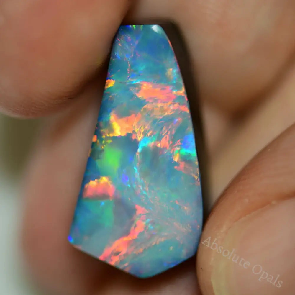 13.0 Cts Australian Opal Doublet Stone Rub Lightning Ridge