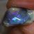 13.15 Cts Australian Semi Black Opal Rough Lightning Ridge Polished Specimen