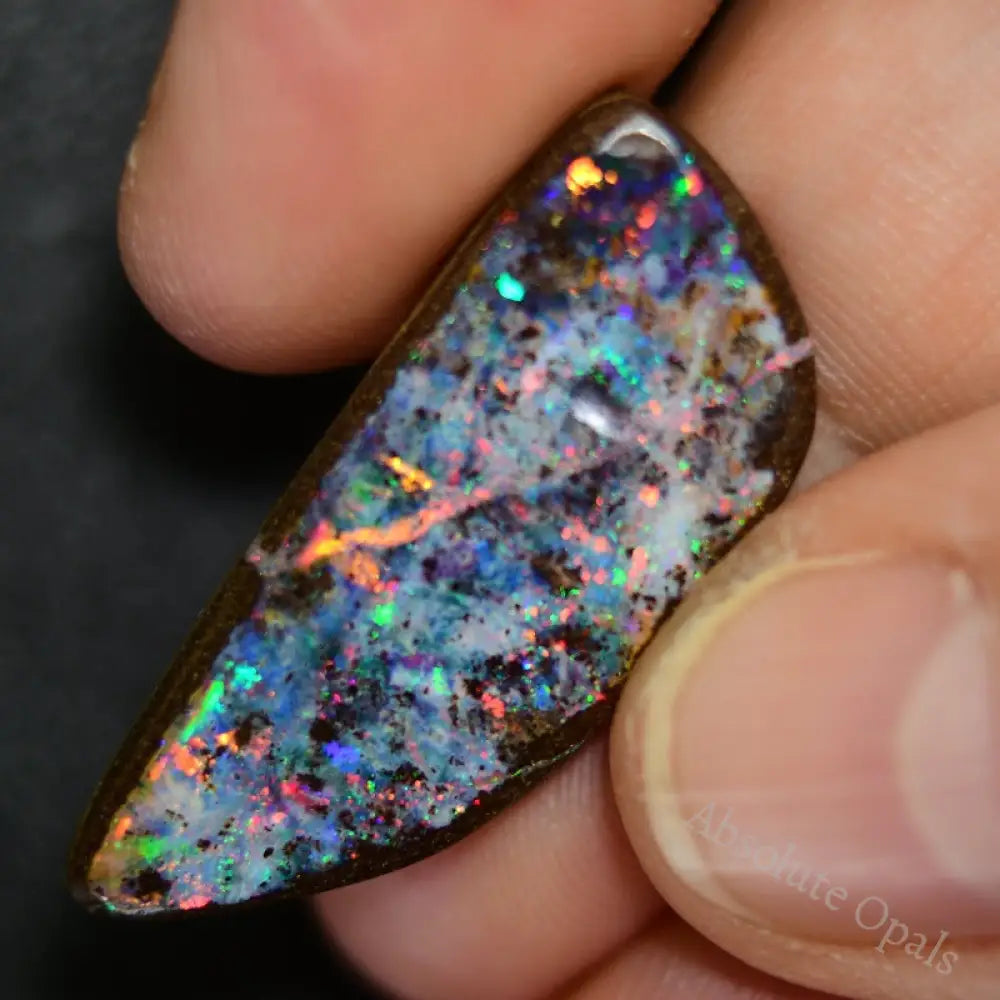 13.31 Cts Australian Boulder Opal Cut Stone