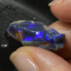 13.55 cts Rough Black Opal Lightning Ridge for Carving