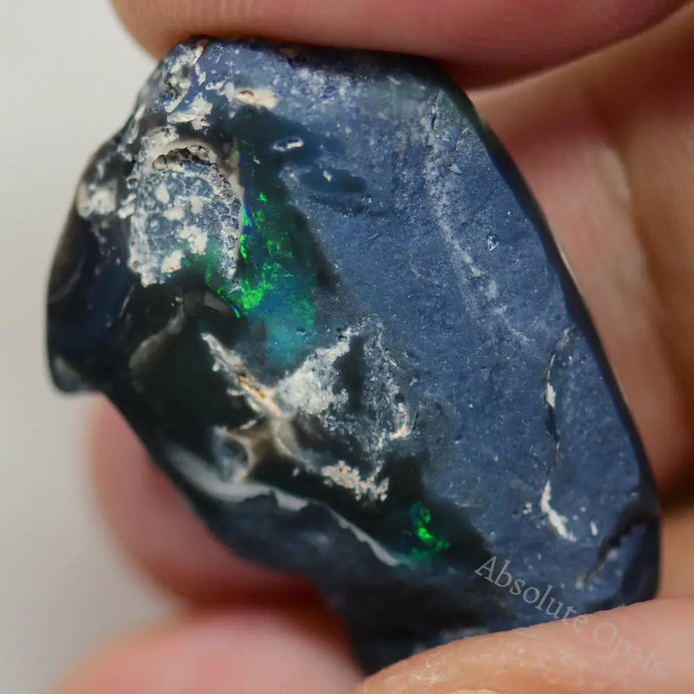 13.65 Cts Australian Opal Rough Lightning Ridge Polished Specimen Cmr