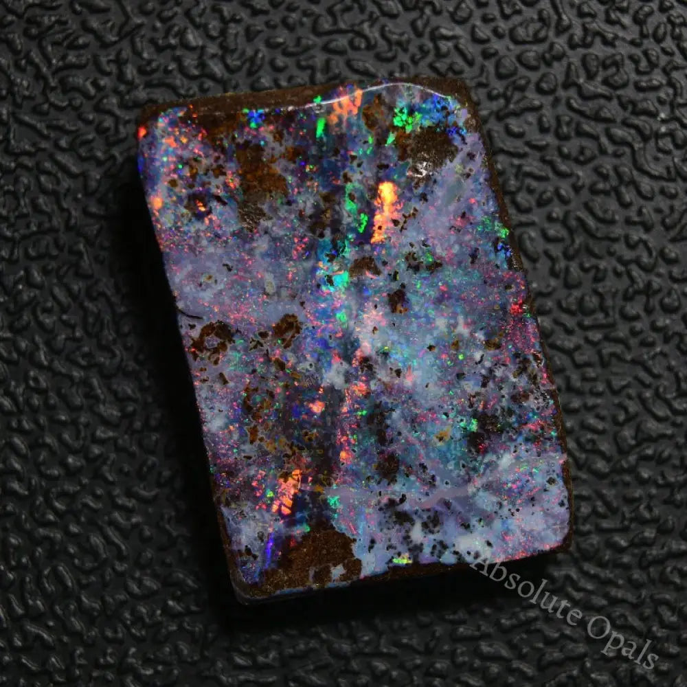 13.7 Cts Australian Boulder Opal Cut Stone