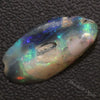 Australian Semi Black Opal Rough, Lightning Ridge, Polished Specimen, Natural Red Green Blue Stone