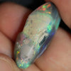 13.75 Cts Australian Semi Black Opal Rough Lightning Ridge Polished Specimen Natural Red Green Blue