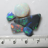 13.86 cts Rough Black Opal Rubs Parcel Lightning Ridge