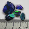 13.9 Cts Australian Black Rough Opal Parcel Lightning Ridge Cmr