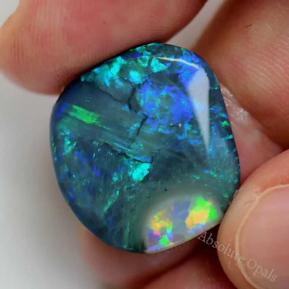 black rough opal