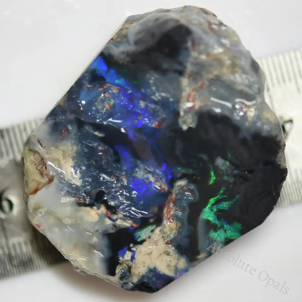 133 Cts Australian Rough Black Opal Lightning Ridge For Carving Cmr