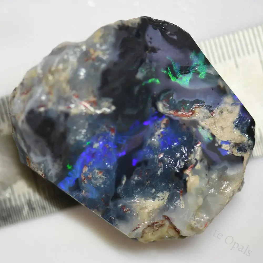 133 Cts Australian Rough Black Opal Lightning Ridge For Carving Cmr